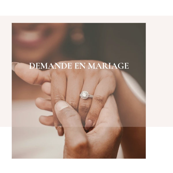 nous vous aidons à organiser la plus belle demande en mariage
